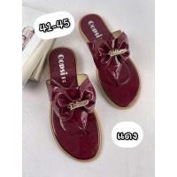 ราคา รองเท้าไซส์ใหญ่41 45 แตะหนีบโบว์พื้นโซฟารุ่นใหม่ส้นแบน พร้อมส่งทุกวันเลยจ้า (19603936023)