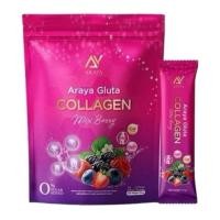 ราคา Araya Collagen อารยา คอลลาเจน เซราไมด์ อารยา คอลลาเจน พลัส 1 ห่อ (23240524514)