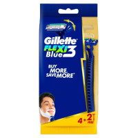 ราคา Gillette Blue Flexi ยิลเลตต์มีดโกนด้ามน้ำเงิน แพ็ค 2 4 2 5 2 ชิ้น (24455629563)