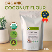 ราคา EXP 12 25 Organic Coconut Flour 500g Gluten free flour Keto flour แป้งมะพร้าว ออร์แกนิค ผงมะพร้าว แป้งทำขนมคีโต (19525859965)