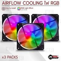 ราคา MLIFE พัดลมคอม RGB ขนาด 12cm พัดลมคอมพิวเตอร์ 4Pin Molex ระบายความร้อน พัดลม สำหรับ PC เคสคอม ชุดน้ำ CPU Air Cooling Fan RGB Case Computer PC (21611135002)