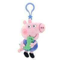 ราคา ของแท้ Peppa Pig George ตุ๊กตาของเล่นตุ๊กตาคุณภาพสูงพวงกุญแจการ์ตูนสัตว์พวงกุญแจตุ๊กตาจี้เด็กคริสต์มาสของขวัญ (23576389073)