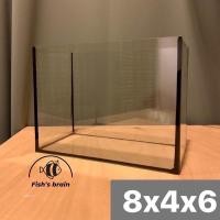 ราคา ตู้ปลา โหลปลากัด ตู้ปลาขนาดเล็ก 8x4x6 นิ้ว กระจกหนา 3 มิลลิเมตร (23246154817)