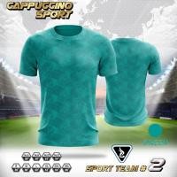 ราคา เสื้อกีฬา cappuccino รุ่น Sport team 2 เสื้อกีฬา ผ้าโพลีเอสเตอร์ น้ำหนักเบา สวมใส่สบาย ระบายอากาศได้ดี MINI MALL FOOTBALL CLUB (23337278469)