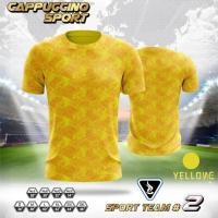 ราคา เสื้อกีฬา cappuccino รุ่น Sport team 2 เสื้อกีฬา ผ้าโพลีเอสเตอร์ น้ำหนักเบา สวมใส่สบาย ระบายอากาศได้ดี MINI MALL FOOTBALL CLUB (23337278450)