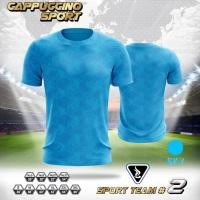 ราคา เสื้อกีฬา cappuccino รุ่น Sport team 2 เสื้อกีฬา ผ้าโพลีเอสเตอร์ น้ำหนักเบา สวมใส่สบาย ระบายอากาศได้ดี MINI MALL FOOTBALL CLUB (23337278444)