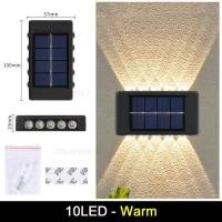 ราคา WarmWowo LED ไฟโซล่าเซลล์ โคมไฟติดผนัง พลังงานแสงอาทิตย์ Solar light สำหรับกลางแจ้ง โคมไฟติดผนังภายนอก (24319461784)