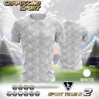 ราคา เสื้อกีฬา cappuccino รุ่น Sport team 2 เสื้อกีฬา ผ้าโพลีเอสเตอร์ น้ำหนักเบา สวมใส่สบาย ระบายอากาศได้ดี MINI MALL FOOTBALL CLUB (23337278438)