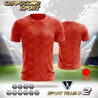 ราคา เสื้อกีฬา cappuccino รุ่น Sport team 2 เสื้อกีฬา ผ้าโพลีเอสเตอร์ น้ำหนักเบา สวมใส่สบาย ระบายอากาศได้ดี MINI MALL FOOTBALL CLUB (23337278471)