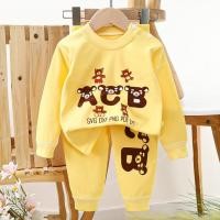 ราคา ชุดนอนแขนยาว ขายาว เสื้อผ้าเด็ก ชุดนอนกันหนาว ผ้าcotton อายุ6เดือน 3ปี (22828139386)