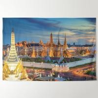 ราคา พรมกรุงเทพประเทศไทยพระบรมมหาราชวังเมืองแปลกใหม่ภาพตกแต่งผนังผ้าพื้นหลังโปสเตอร์ผ้าแขวนพรมผ้า (24388188211)