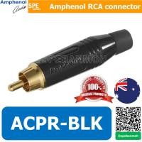 ราคา ACPR BLK Amphenol RCA ปลั๊ก แจ็ค RCA แอมฟินอล คอนเนคเตอร์ หัว RCA ตัวผู้ ชุบทอง Audio Plug Audio Connector หัวต่อ RCA Amphenol รุ่น ACPR BLK ของแท้ By เอสพีอี บ้านหม้อ SPE Banmoh (8774350105)