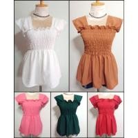 ราคา อกยืดได้ถึง 54 เสื้อปาดไหล่สม็อคอก ไซส์ใหญ่ สำหรับสาวอวบ สาวอ้วน (19526293720)