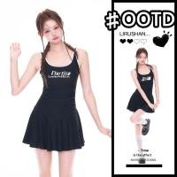 ราคา XANLYSHE ชุดว่ายน้ำสำหรับสาวๆชุดว่ายน้ำสำหรับสาวๆแบบวันพีซสีดำแนวมิดชิดสำหรับสาวๆสไตล์ญี่ปุ่นสุดน่ารัก (24348446160)
