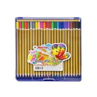 ราคา แถมปลอกสวมดินสอสี ตราม้า ดินสอสีไม้ แท่งยาว 12สี 24สี (23978443371)