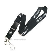 ราคา Stussy Lanyard ฟรีห่วงเล็กทุกเส้น สายห้อยบัตร ห้อยโทรศัพท์ สายคล้องคอ (16471493215)
