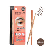 ราคา KMA ดินสอเขียนคิ้ว สลิม 2 หัว ดินสอ แปรง Soft Slimm Brow Pencil สีน้ำตาลธรรมชาติ หัวเล็ก เขียนง่าย 0 06 กรัม (24387273799)
