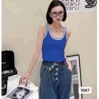 ราคา Kinwoo พร้อมส่ง ใหม่ 1667 เสื้อกล้ามแขนกุดคอเหลี่ยม เสื้อกล้ามไหมพรม สไตล์เกาหลีแนวเซ็กซี่ (14326061540)