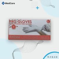 ราคา PRO GLOVES LATEX POWDER FREE ถุงมือตรวจโรค โปรโกลฟ ลาเท็กซ์ ชนิดไม่มีแป้ง 100ชิ้น กล่อง (11667305715)