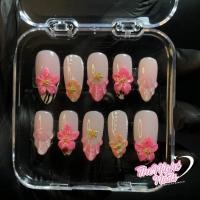 ราคา เล็บปลอมเจลแท้ TN004 เล็บปั้นดอกชบา เล็บปลอมเที่ยวทะเล เล็บปลอมสำเร็จรูป แถมฟรี ชุดพร้อมติด (24371337057)