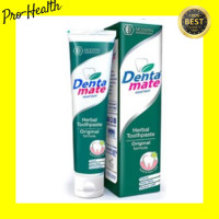ราคา Dentamate ยาสีฟันสมุนไพรสกัด 100กรัม เดนตาเมทสูตรดั้งเดิม กล่องสีเขียว (12654644344)