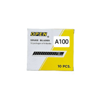 ราคา ใบมีดคัตเตอร์ OPEN ใบเล็ก A100 กล่องเหลือง ยกกล่อง 60 ใบ (1914530177)