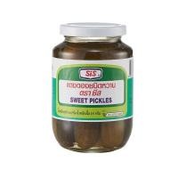 ราคา ตราซีส Sis แตงดอง แตงกวาดองชนิดเปรี้ยว หวาน Dell pickles Sweet pickles ขนาด 454 กรัมS (21297685823)