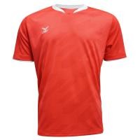 ราคา เสื้อกีฬา คอวี FBT B2A222 คอเย็บปกเสริม พิมพ์ลาย ผ้าไมโคร ผ้า มัน นุ่ม ลื่น (23479071826)