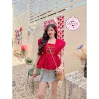 ราคา เสื้อผ้าฝ้าย รุ่นระบายรอบตัวเสื้อเพิ่มความล้านนาแต่งผ้าปักชาวเขา งานสวยสไตล์ลุคสาวเหนือสุดๆ (22113109469)