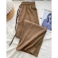 ราคา กางเกง เอว สูง กางเกงทรงกระบอก กางเกง เอวสูง กางเกงขายาวเอวสูง ขากระบอก หลังสม็อค ทรงสวยดูดีมากๆค่ะ ผ้าลูกฟูก (24224396921)