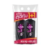 ราคา ซันซิล 1แถม1 แชมพู แชมพู 325 มล 2ขวด ม่วง ชมพู ส้ม เขียว เหลือง แดง ดำ แพ็คคู่ (24566901881)