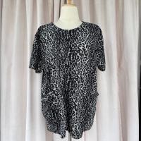 ราคา ราคาเด็ด เสื้อลายเสือ สาวอวบอก 54 นิ้ว มีกระเป๋า 2 ข้าง (9609601035)