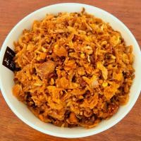 ราคา น้ำพริกน้ำย้อยbyนิชา จัดจ้าน ครบรส ขนาด500กรัม มังสวิรัติทานได้ น้ำพริกน้ำย้อยกากหมู น้ำพริกน้ำย้อยกากหมูต้มยำ (24350028607)