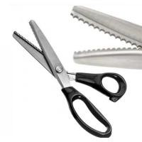 ราคา กรรไกร ซิกแซก สแตนเลส ตัดผ้า ตัดริบบิ้น ตัดกระดาษ Pinking shears scissors (21447362250)