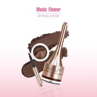 ราคา Music Flower INK ART EYE GEL POWDER BLACK เจลไลเนอร์ เนื้อฝุ่นใน1กล่อง งานตาและคิ้วครบจบกันน้ำกันเหงื่อ 24 ชม (23309564194)