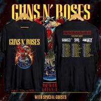 ราคา Guns N Roses 2025 World Tour เสื้อยืด Rock Band World Tour แขนสั้น ผ้าคอตตอน (24284322679)