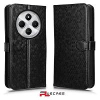 ราคา PlusCase สําหรับ Xiaomi Redmi 14C 4G POCO C75 Polka Dots หรูหรา Faux Leather Wallet เคส Flip Stand Card Slot Cover (22872636840)