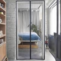 ราคา มู่ลี่ ผ้าม่าน แถมตีนตุ๊กแก และหมุด 16ตัว ประตูกันยุงและแมลง กว้าง 100 ซม ยาว 210ซม รูตาข่ายขนาดเล็ก (24521542890)