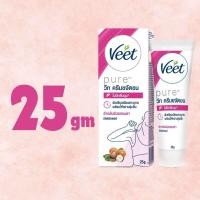 ราคา Veet วีท ครีมกำจัดขน แผ่นแว็กซ์ Hair removal cream Wax strips 25 กรัม 50กรัม (23565531254)