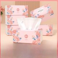 ราคา กระดาษเช็ดหน้าแบบถูใหญ่ 420 แผ่น ราคาประหยัด สำหรับใช้ในบ้าน กระดาษเช็ดหน้าแบบทอลายดอกไม้ กระดาษเช็ดมือสำหรับเด็ก (24559362011)