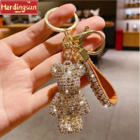 ราคา Hardingsun รถพวงกุญแจโฆษณาเพชรหมีเครื่องประดับจี้คีย์เพชรกระเป๋าพวงกุญแจ (18141677323)
