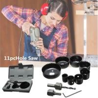 ราคา HOLE SAW โฮลซอ เจาะไม้ เจาะฝ้า เจาะพลาสติก 11ชิ้น (13526571145)