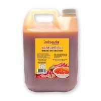 ราคา ซอสพริกศรีราชา ตรา ครัวนภัส SRIRACHA HOT CHILE SAUCE น้ำหนักสุทธิ 5000 กรัม (17808942241)