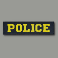 ราคา ป้ายผ้า POLICE ติดหลังเสื้อกั๊ก 7 5x28 cm งานสต็อค ป้ายติดเสื้อกั๊ก เสื้อกั๊กตำรวจ งานปักผ้า มีทั้งแบบติดและไม่ติดตีนตุ๊กแก (22605916494)