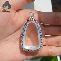 ราคา กรอบพระ กรอบพระเงินผสมลงยา ใส่หลวงปู่ทวดเนื้อว่าน มีห่วงและยางรองแถมให้พร้อมใส่ (22366290114)