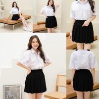 ราคา กระโปรงพลีทนักศึกษา กระโปรงพลีส พลีทจีบเล็ก จีบกลาง จีบทวิส พลีทยาว 14 36 นิ้ว (21394361578)
