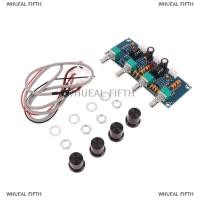 ราคา WHUEAL5 XH A901 NE5532 Tone Board Preamp Pre amp With Treble Bass Volume Adjustment Pre amplifier Tone Controller (24413739601)