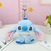 ราคา 12 ซม Disney Stitch Plush พวงกุญแจ Kawaii Action Figures กระเป๋าเป้สะพายหลังการ์ตูนจี้ตุ๊กตาน่ารักพวงกุญแจกระเป๋าจี้รถตุ๊กตาของเล่น (23724439707)