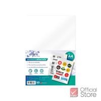 ราคา Elfen กระดาษสติ๊กเกอร์ สติ๊กเกอร์ ขาวมัน พีวีซีใส A4 50 แผ่น แพ็ค (24385083352)