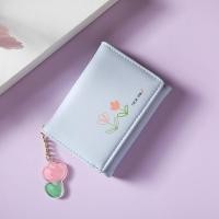 ราคา MOUSSON กระเป๋าสตางค์ผู้หญิง INS กระเป๋าใส่บัตรการ์ตูนสไตล์เกาหลีเรียบง่ายน่ารัก (24152645421)